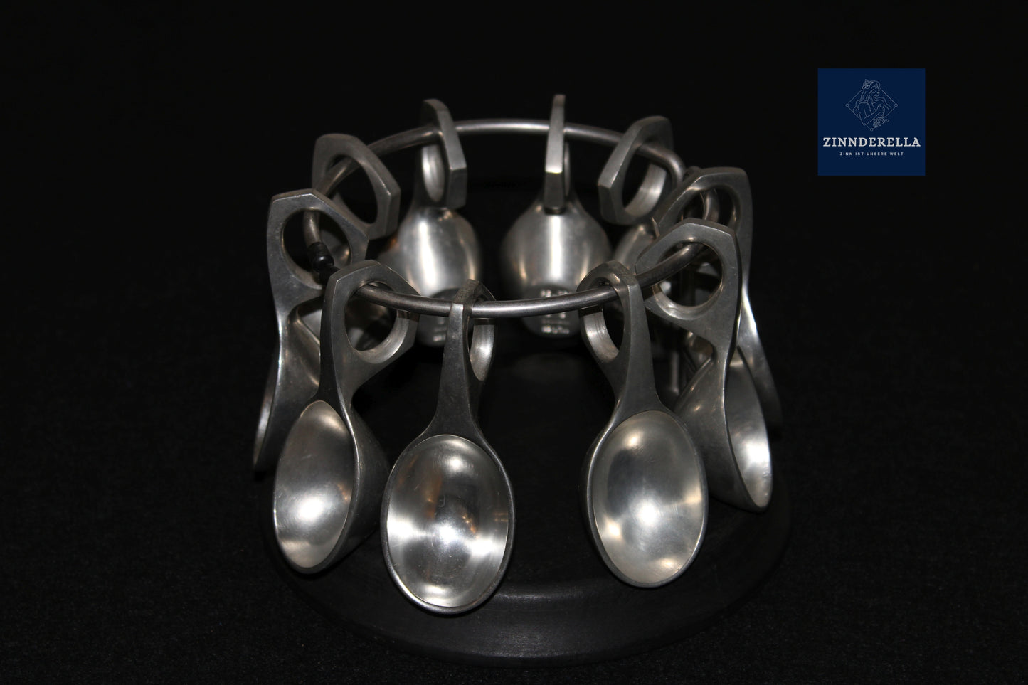 Trinklöffel W. & S. SØRENSEN, Set 10 Stück mit Halter