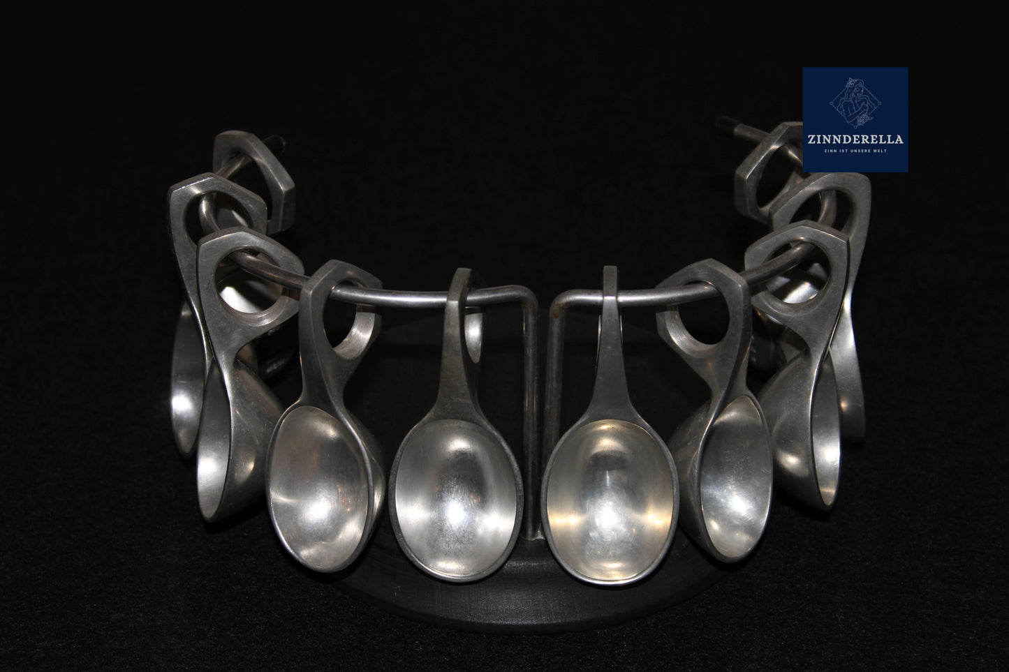 Trinklöffel W. & S. SØRENSEN, Set 10 Stück mit Halter